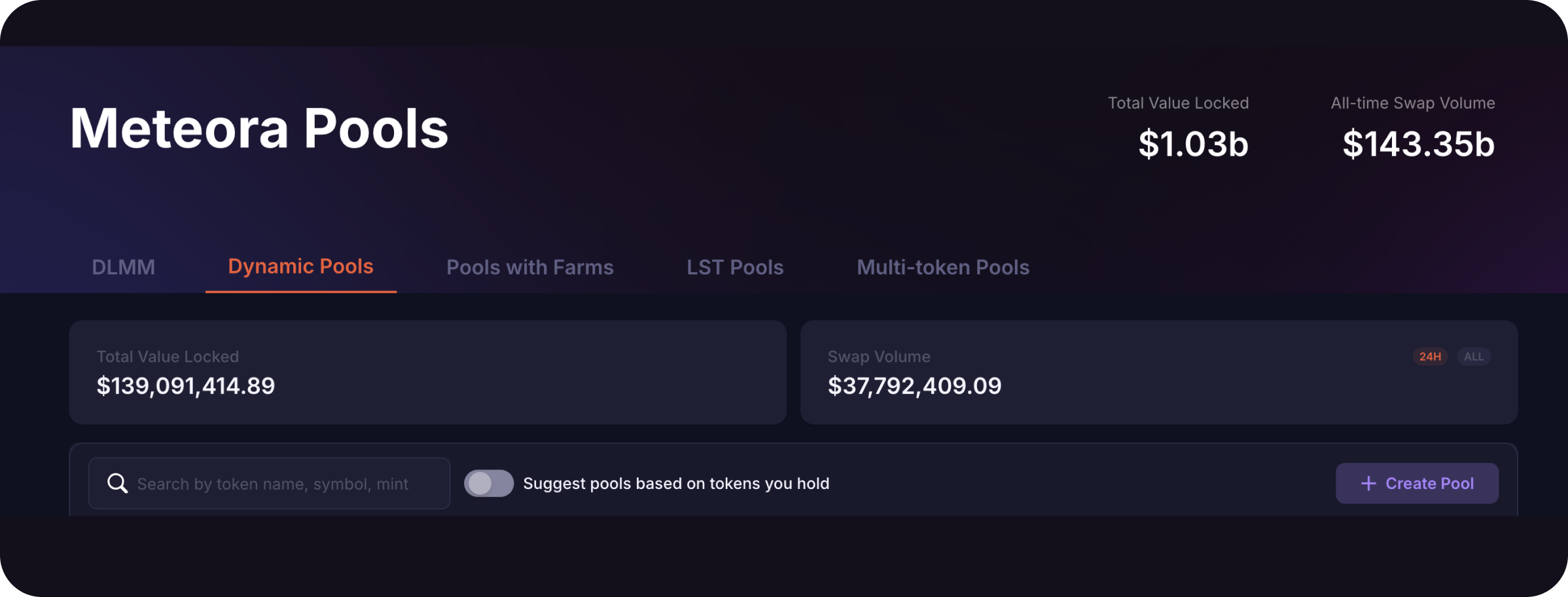 meteora-crypto-pools